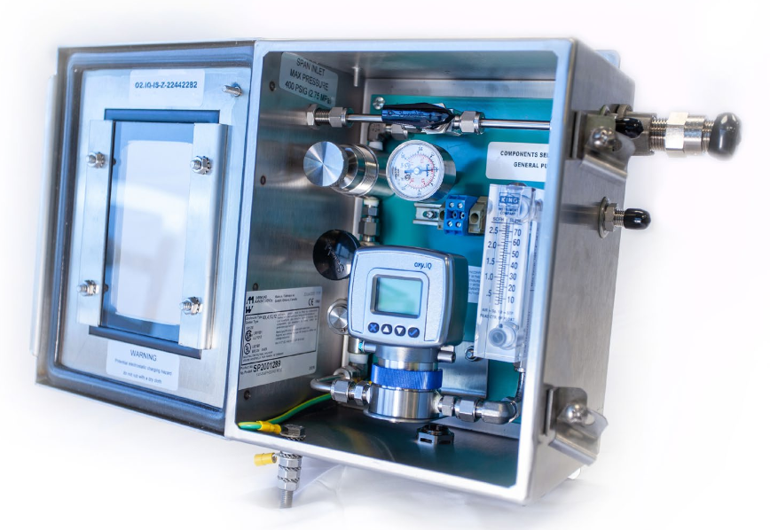 O2 Analyzer For Stack Testing O2 IQ Oxygen Analyser Packaged Solution